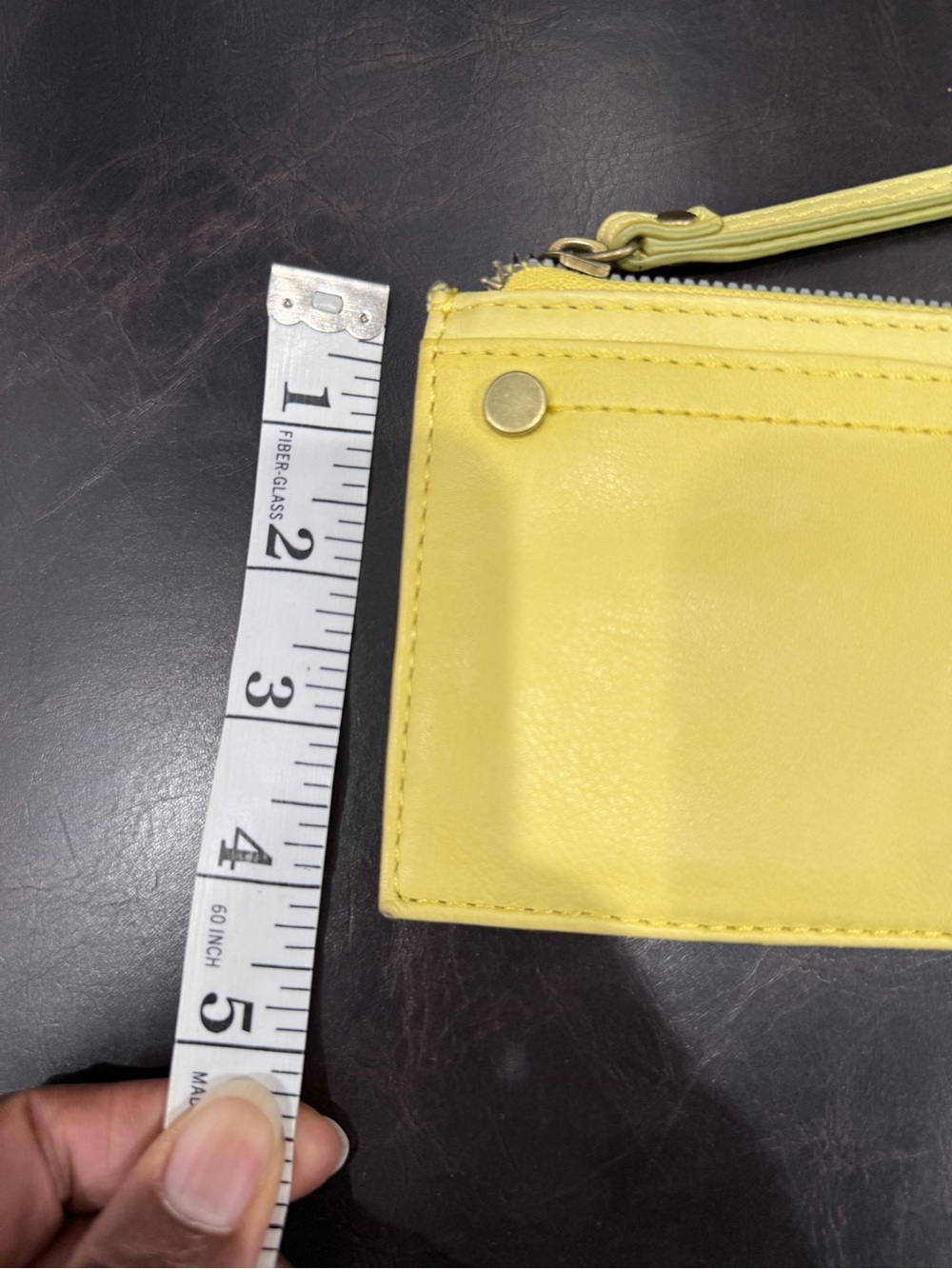 American Leather Co. Citrus YellowLeather Accessory - Picture 10 of 12